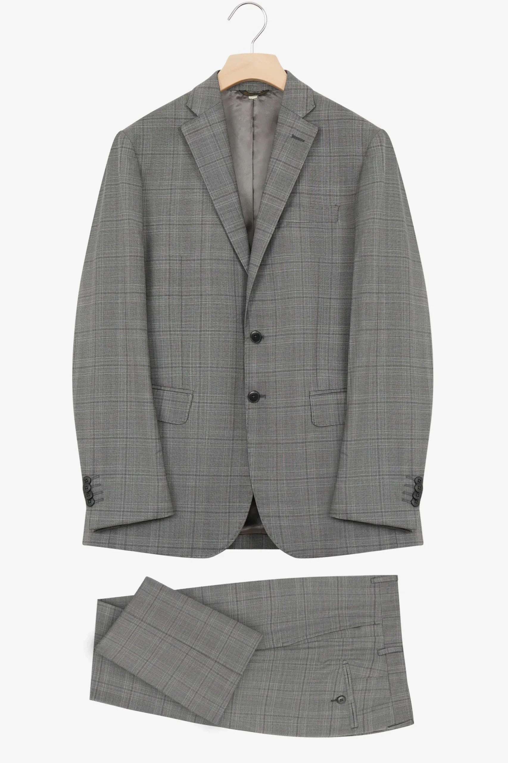 Abito a quadri grigio - GRIGIO QUADRI