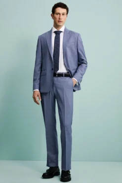 Abito Azzurro Regular Fit - AZZURRO