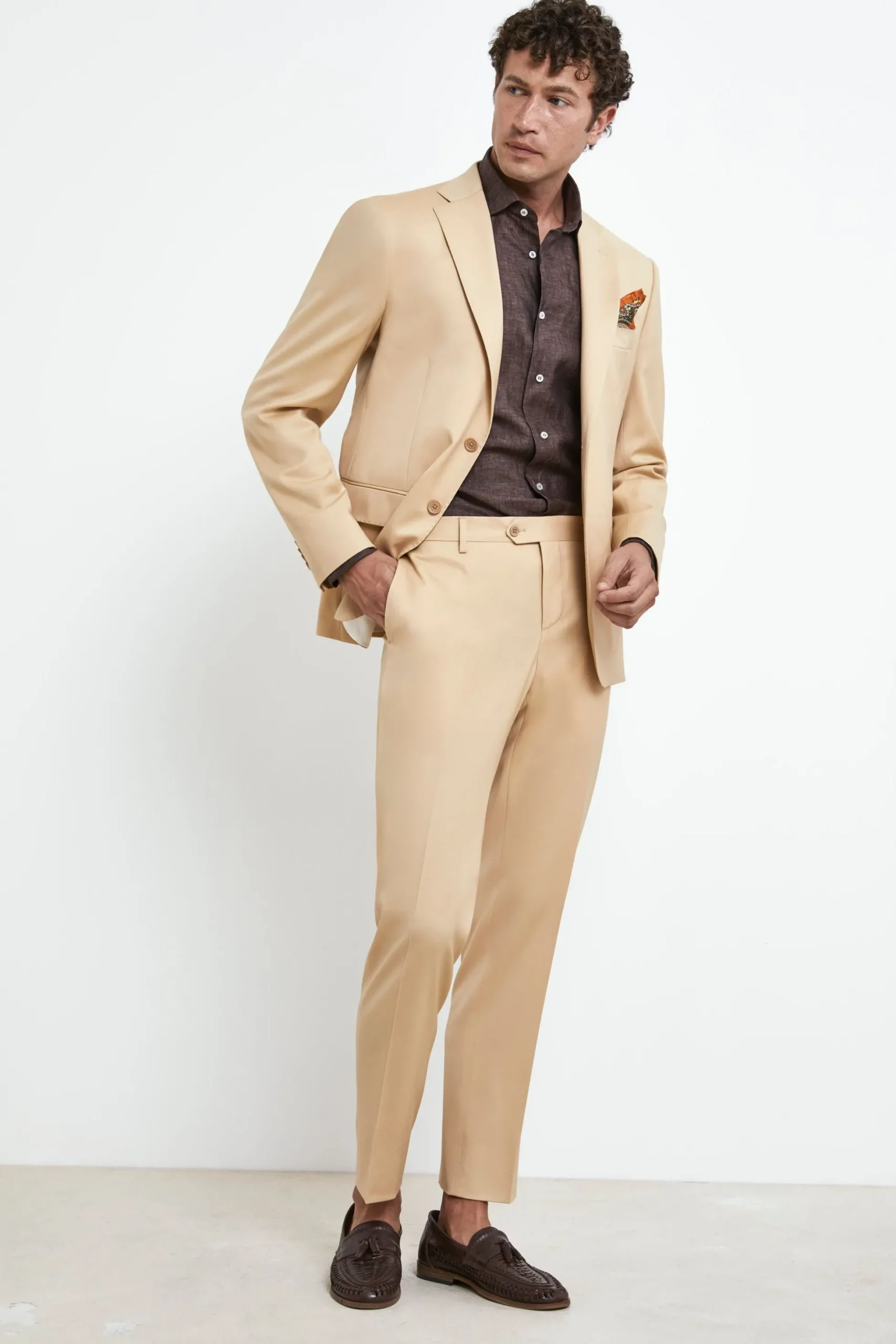 Abito Beige Elegante - BISCOTTO