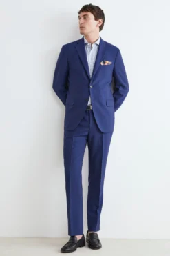 Abito bluette in lana - BLU APERTO