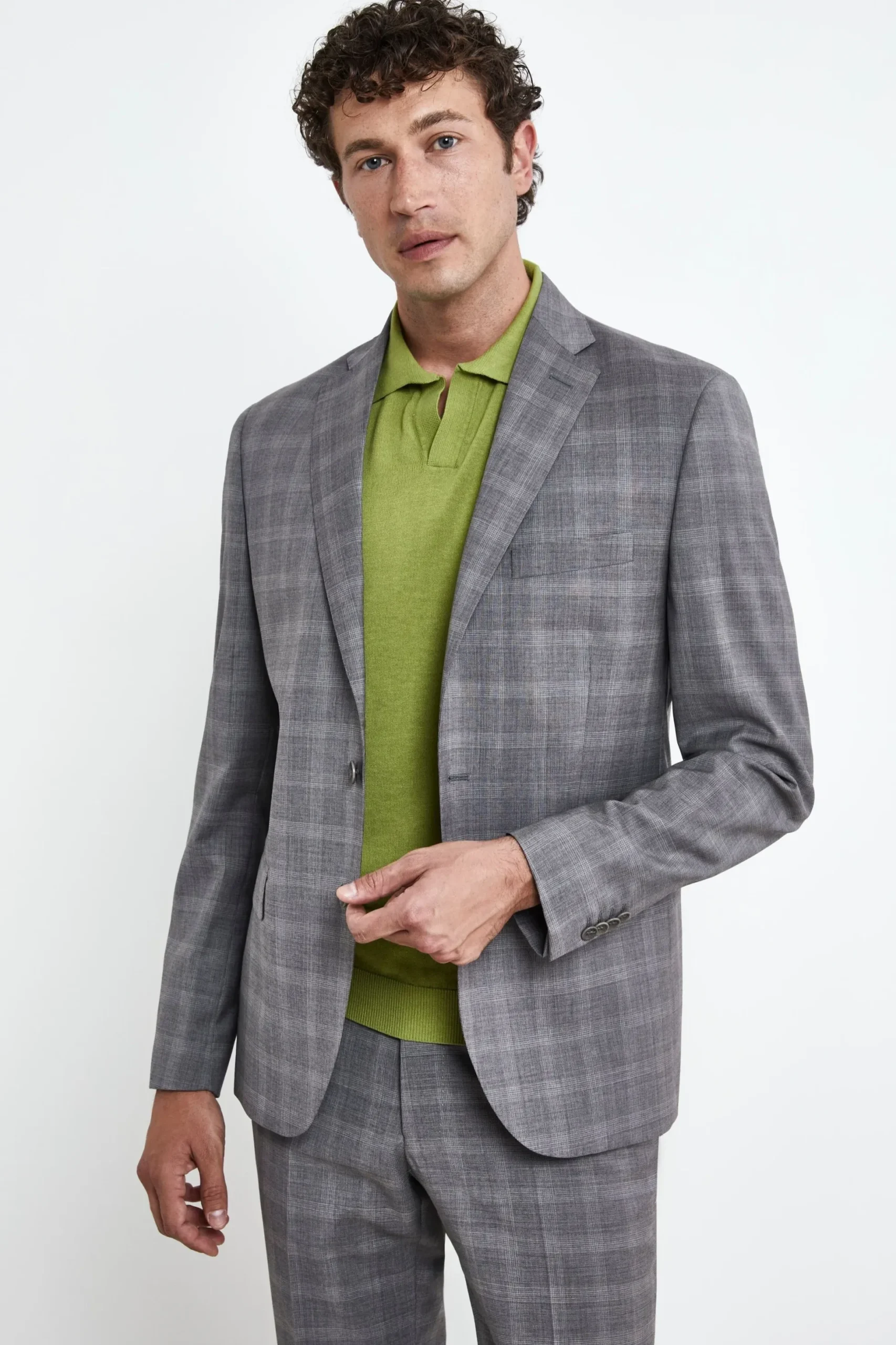Abito Check Grigio - GALLES GRIGIO