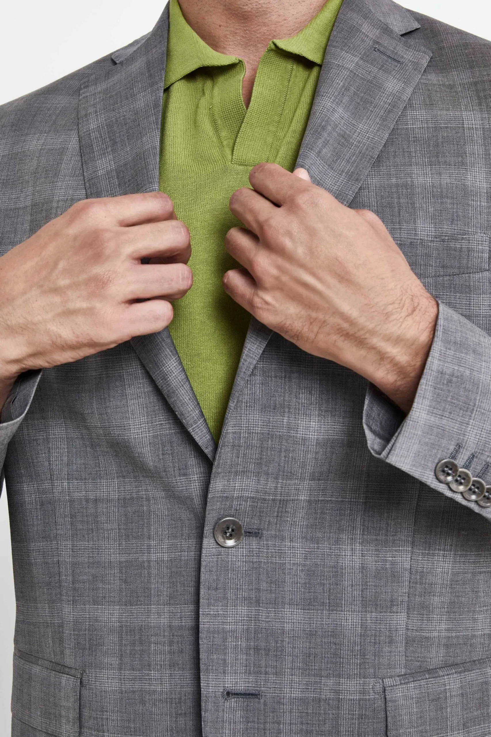 Abito Check Grigio - GALLES GRIGIO