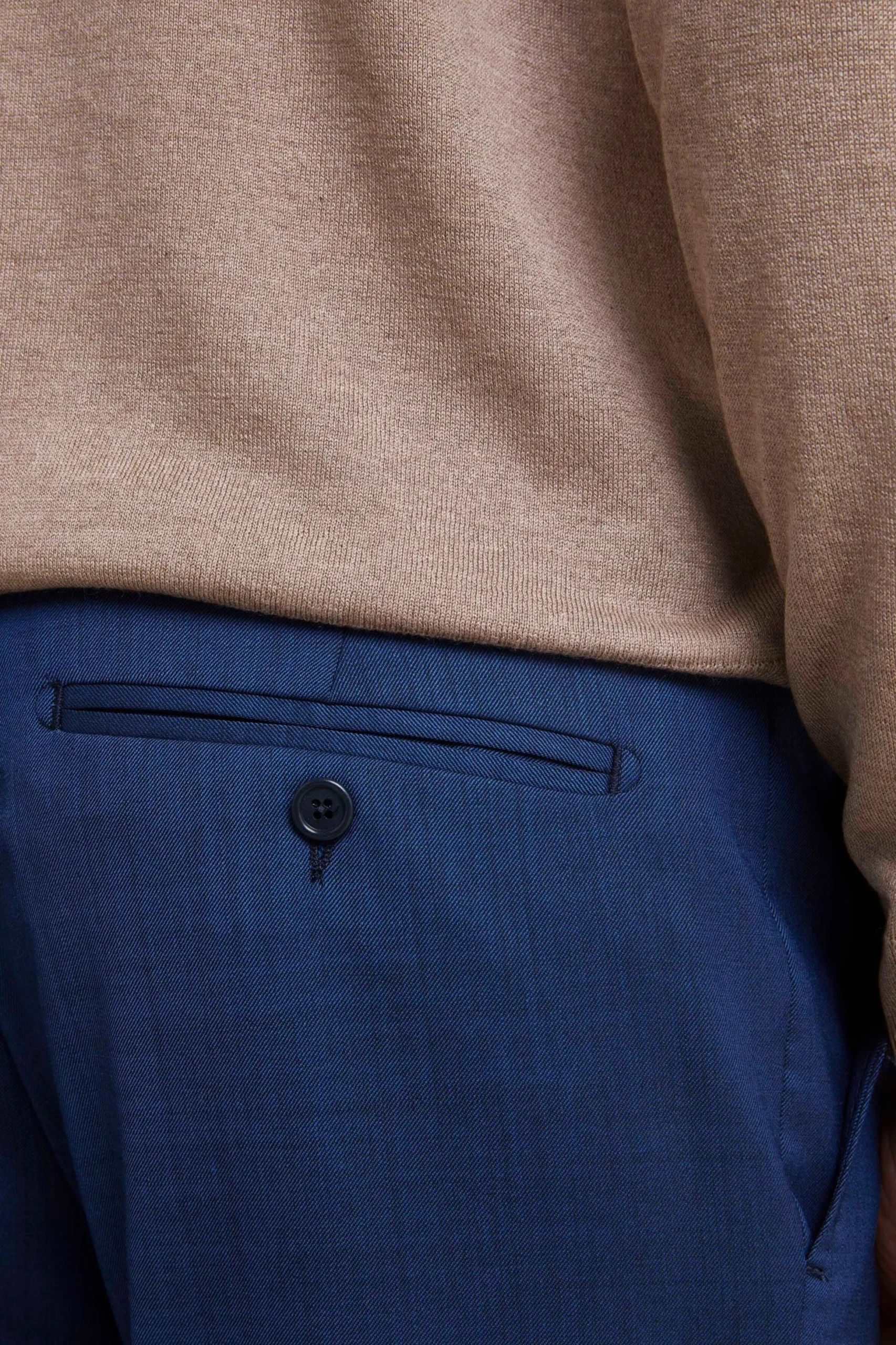 Abito Colorato Monopetto Slim Fit - BLU