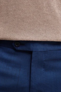 Abito Colorato Monopetto Slim Fit - BLU