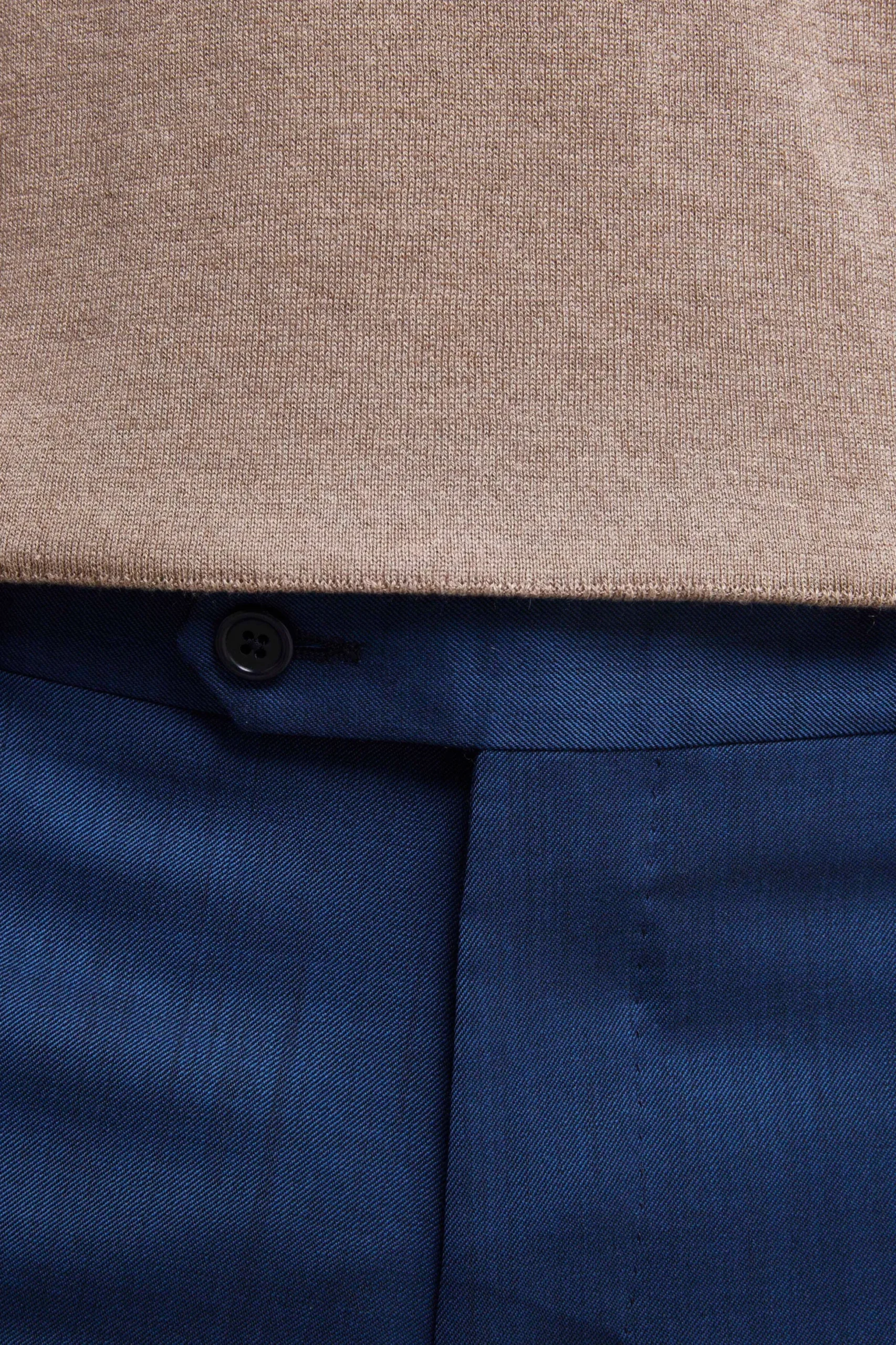 Abito Colorato Monopetto Slim Fit - BLU