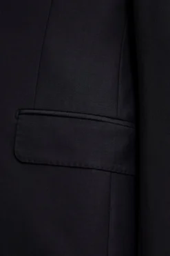Abito Elegante Doppiopetto con Revers a Lancia - BLU