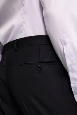 Abito Elegante Doppiopetto con Revers a Lancia - BLU
