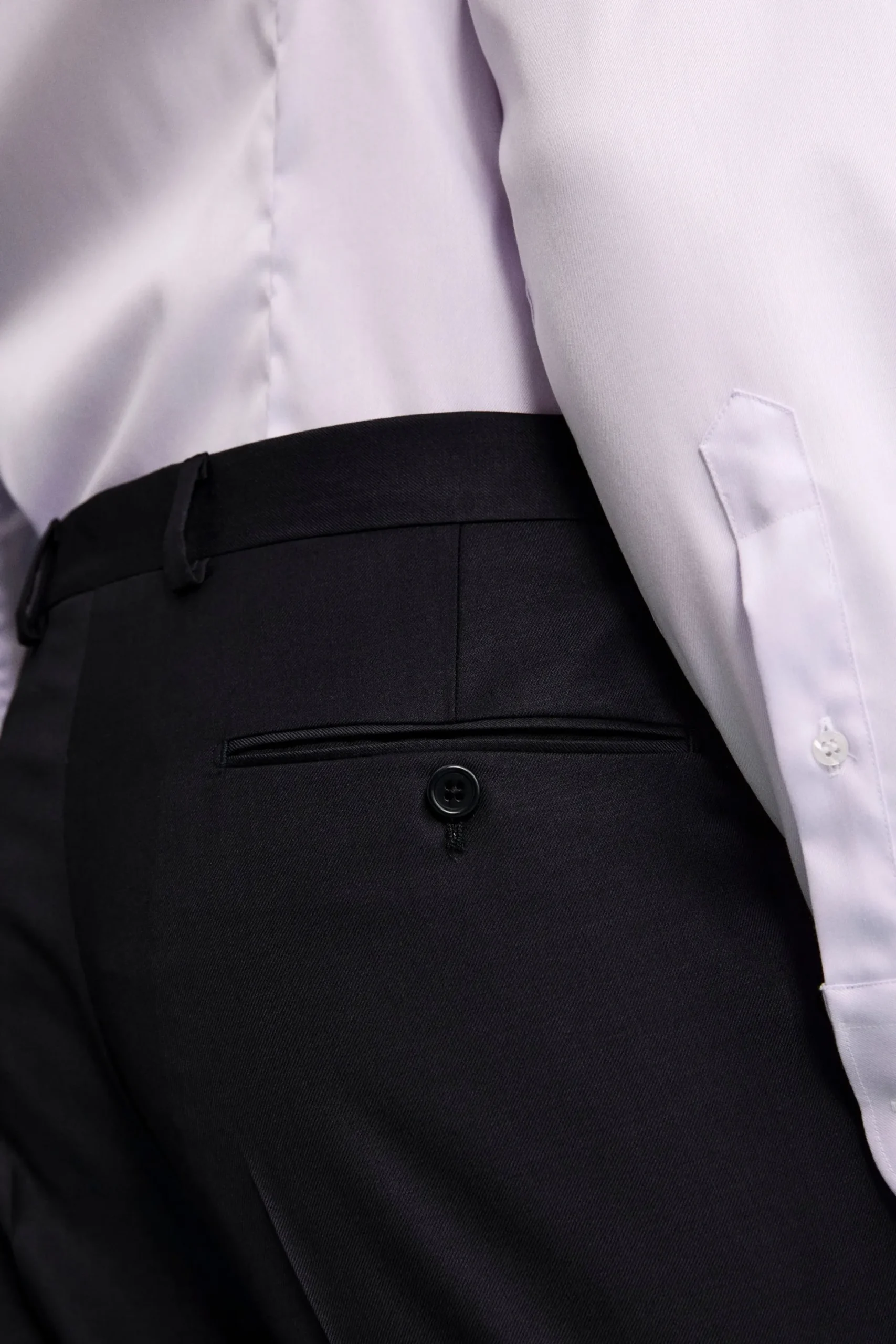 Abito Elegante Doppiopetto con Revers a Lancia - BLU