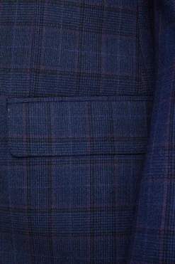 Abito Elegante Doppiopetto in lana - GALLES BLU