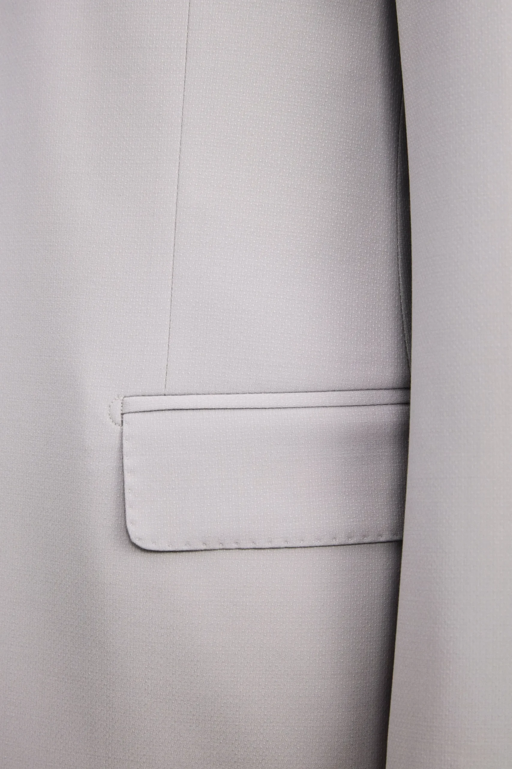 Abito Elegante Monopetto in Lana Vergine con Gilet - GRIGIO CHIARO