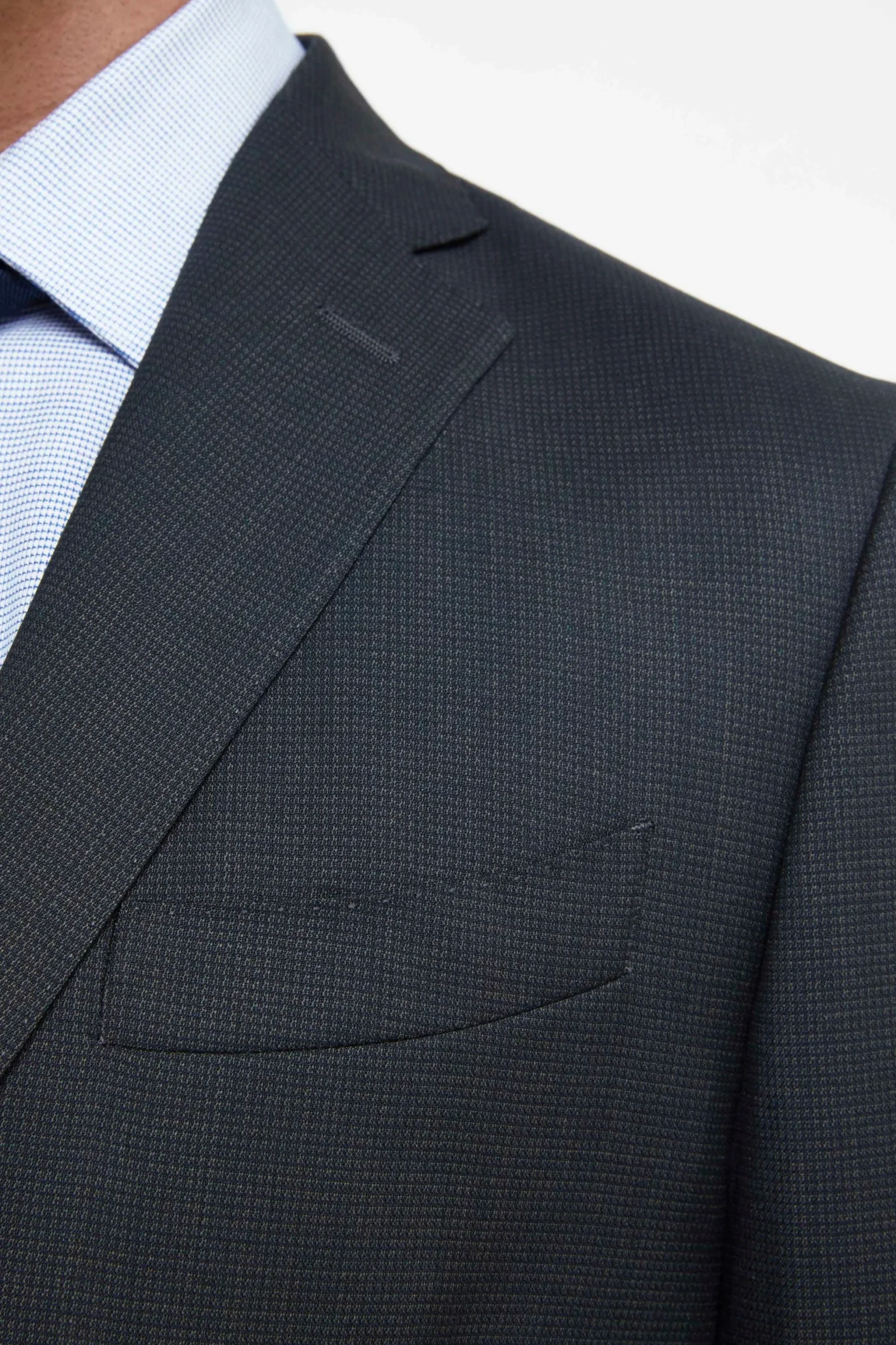 Abito Foderato in Lana Slim Fit - P/P VERDE