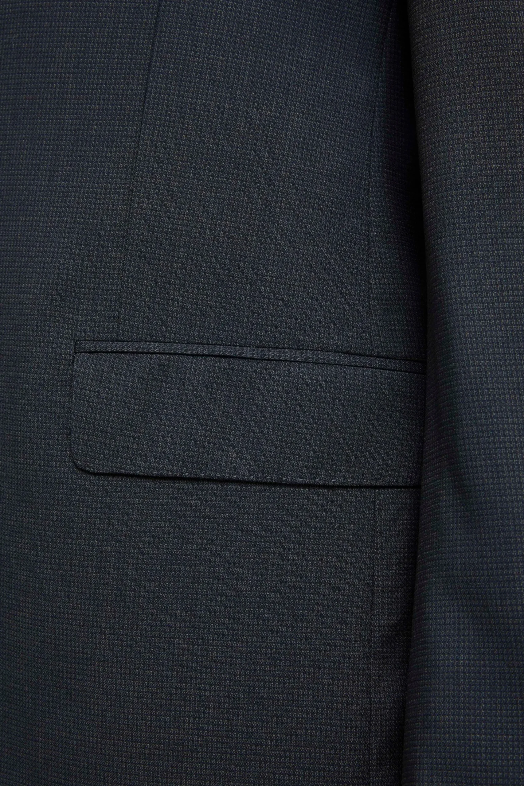 Abito Foderato in Lana Slim Fit - P/P VERDE