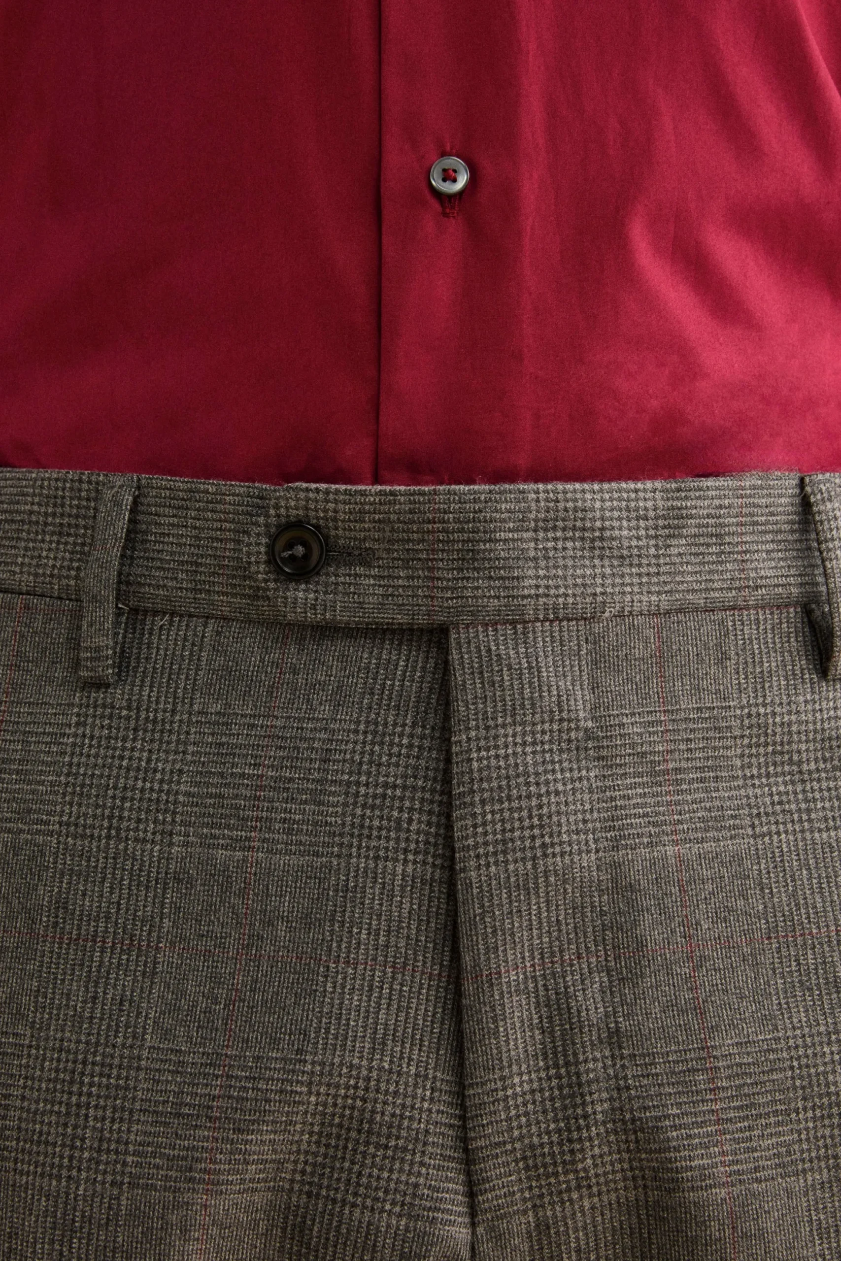 Abito Foderato Slim Fit in Lana Vergine - GALLES GRIGIO