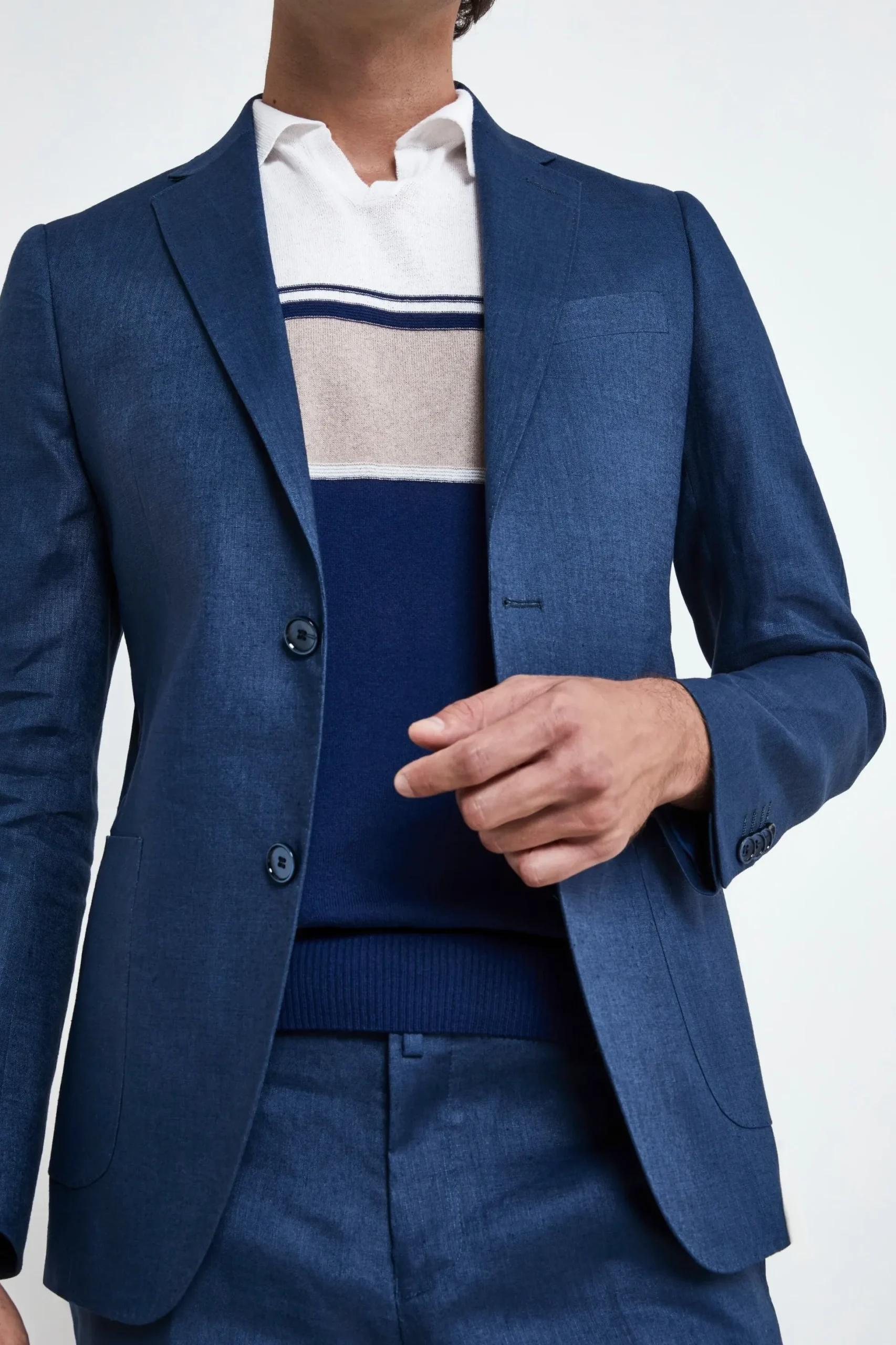 Abito in lino monopetto - JEANS