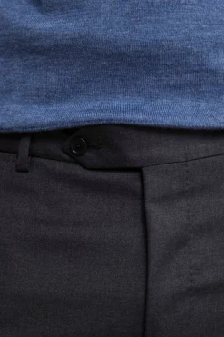 Abito Monopetto in Lana Slim Fit - ANTRACITE