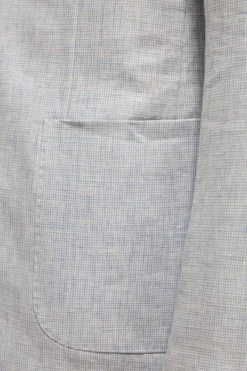 Abito Monopetto Slim Fit in Lino - FANT. AZZURRO