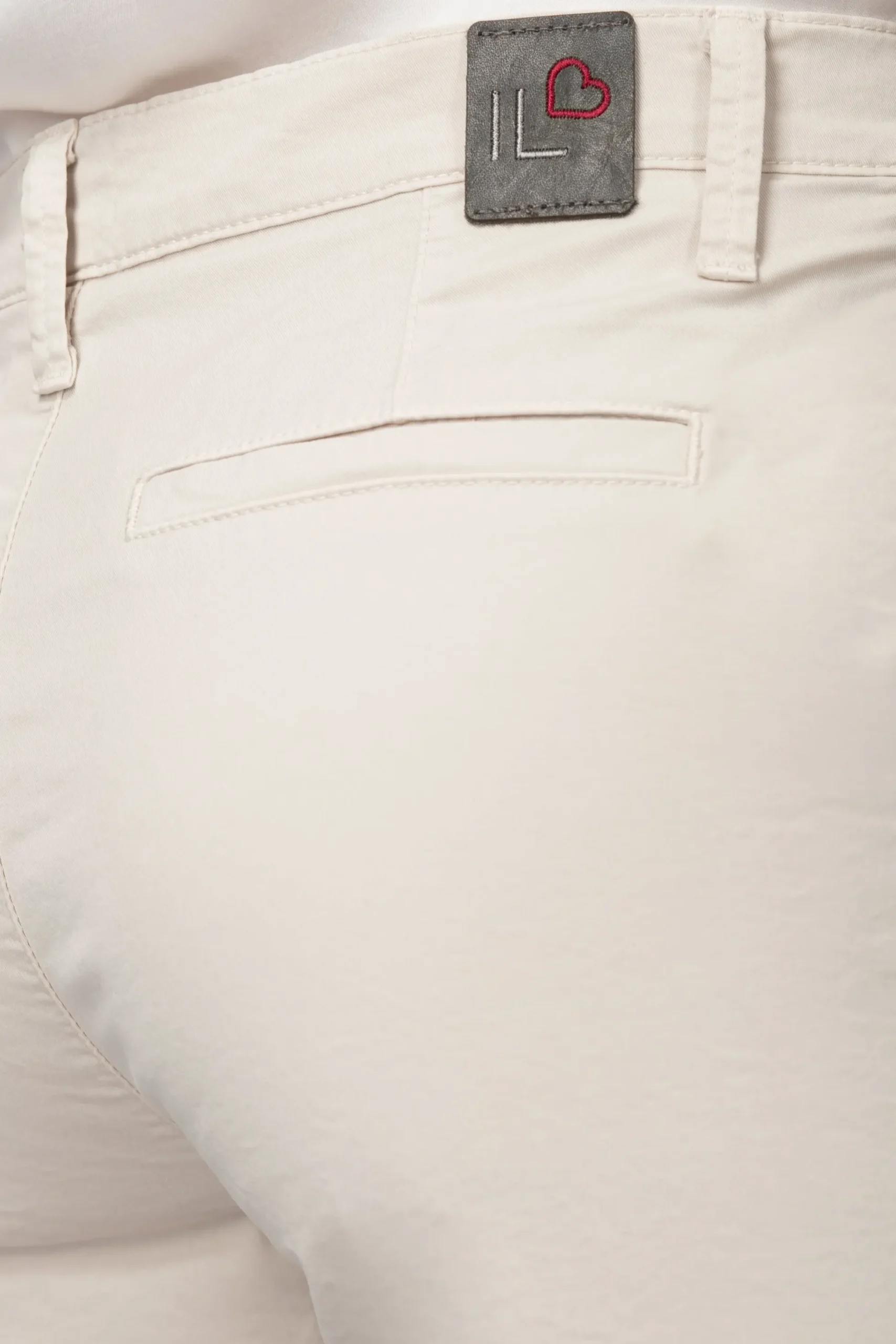 Bermuda in cotone - BEIGE