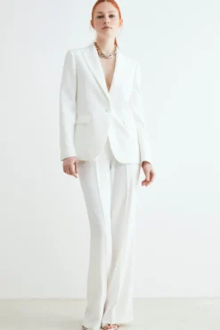 Blazer bianco elegante - PANNA