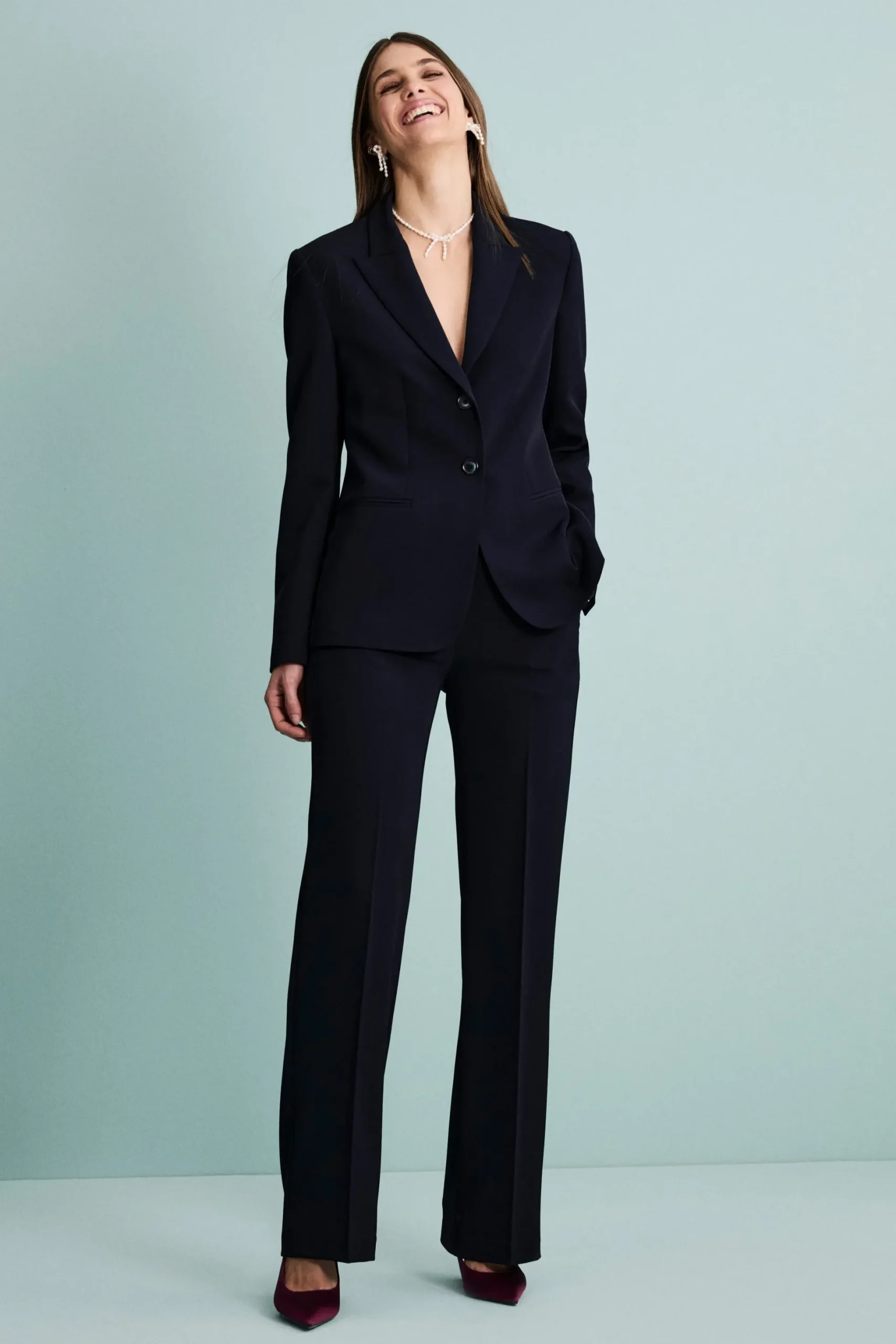 Blazer Cady da Cerimonia Monopetto - BLU