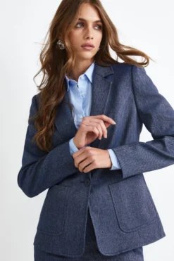 Blazer Denim Elegante - DENIM