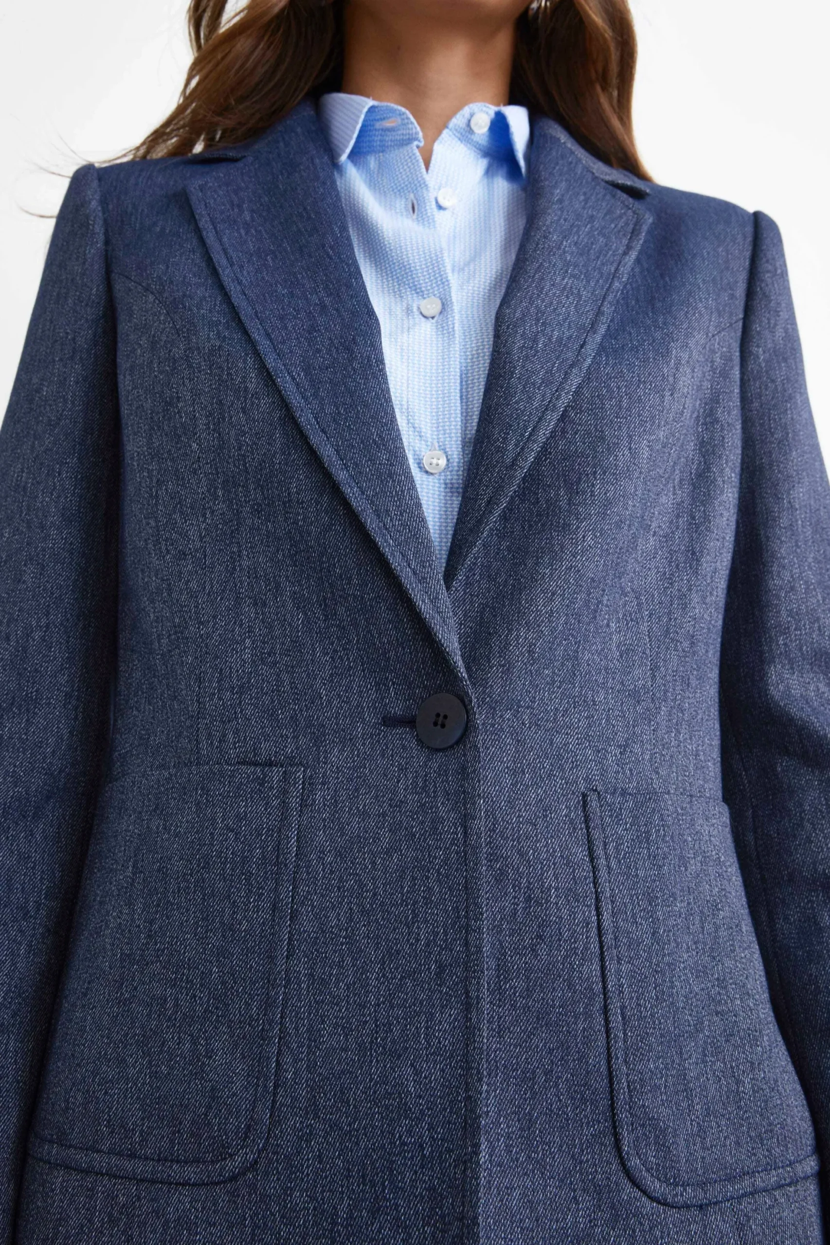 Blazer Denim Elegante - DENIM