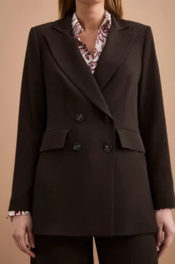 Blazer Doppiopetto Foderato in Cady - T.MORO