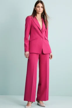 Blazer Elegante con Revers a Lancia - CICLAMINO