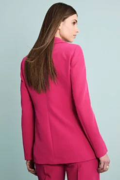 Blazer Elegante con Revers a Lancia - CICLAMINO