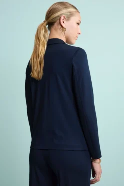 Blazer Elegante in Jersey - BLU