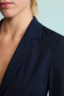 Blazer Elegante in Jersey - BLU