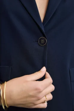 Blazer Elegante in Jersey - BLU