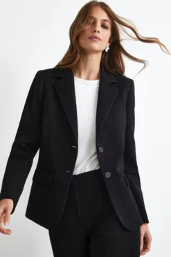 Blazer Elegante Monopetto - NERO