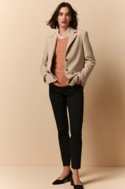 Blazer Elegante Regular Fit - BEIGE