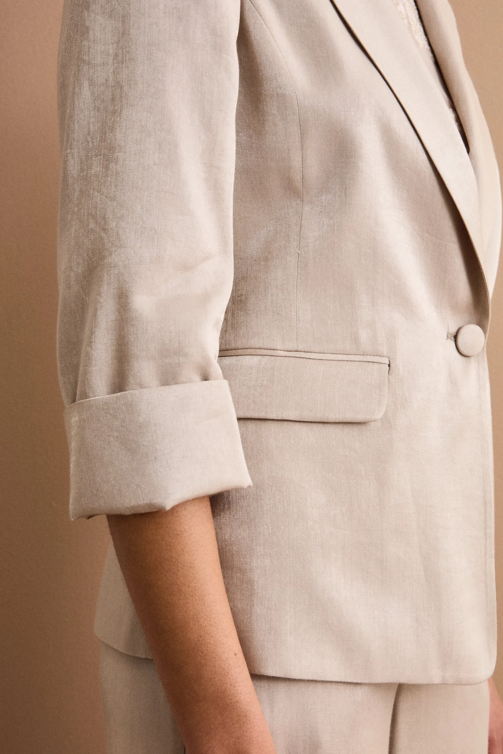 Blazer in Raso da Cerimonia con Lurex - CORDA