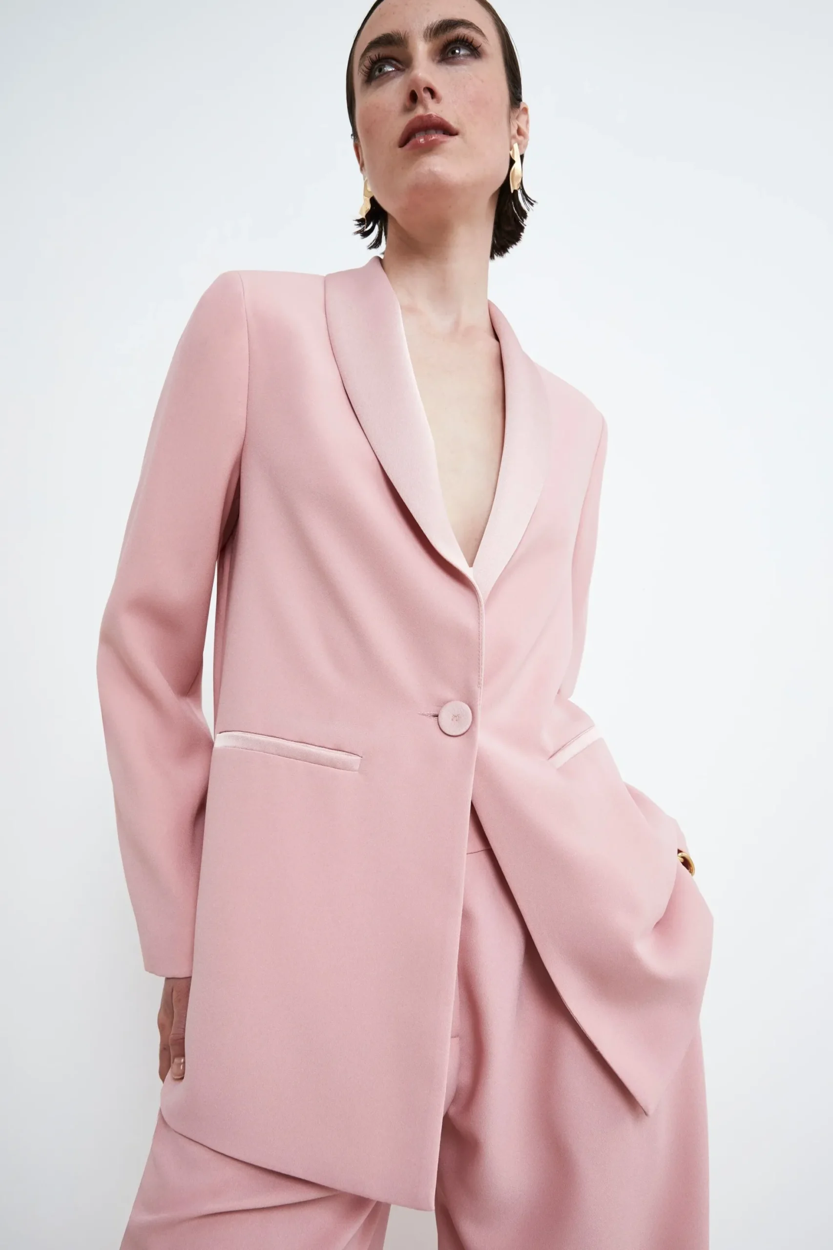 Blazer Over Elegante - ROSA