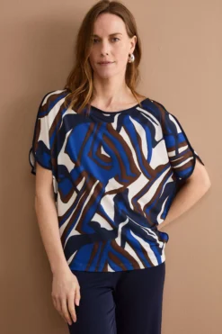 Blusa Fantasia da Cerimonia in Jersey - FANT. BLU