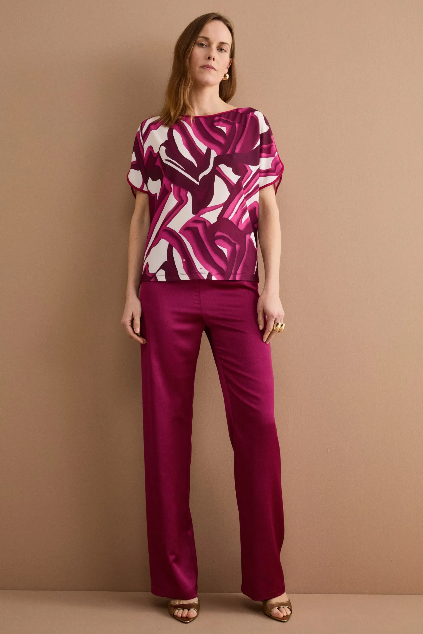 Blusa Fantasia da Cerimonia in Jersey - FANT. FUXIA
