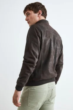 Bomber di pelle uomo - T.MORO