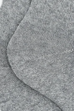 Calze Corte in Cotone con Lurex - GRIGIO