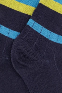 Calze Lunghe in Cotone - RIGHE MULTICOLORE