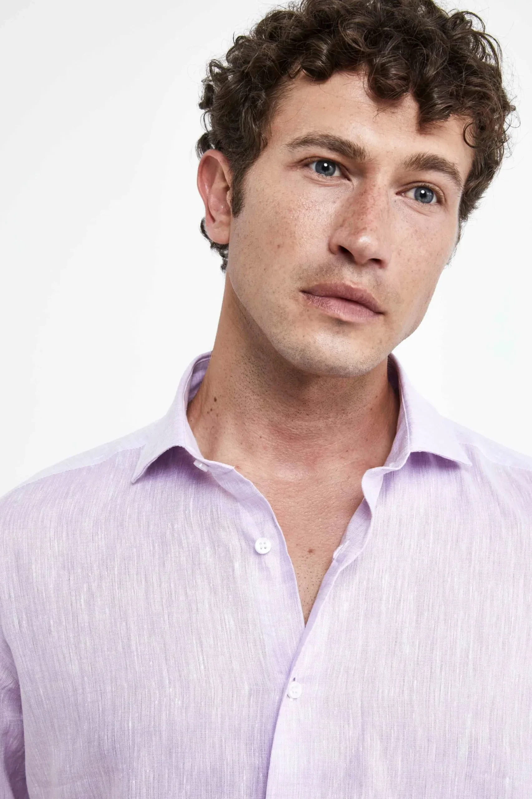 Camicia di lino da uomo - GLICINE