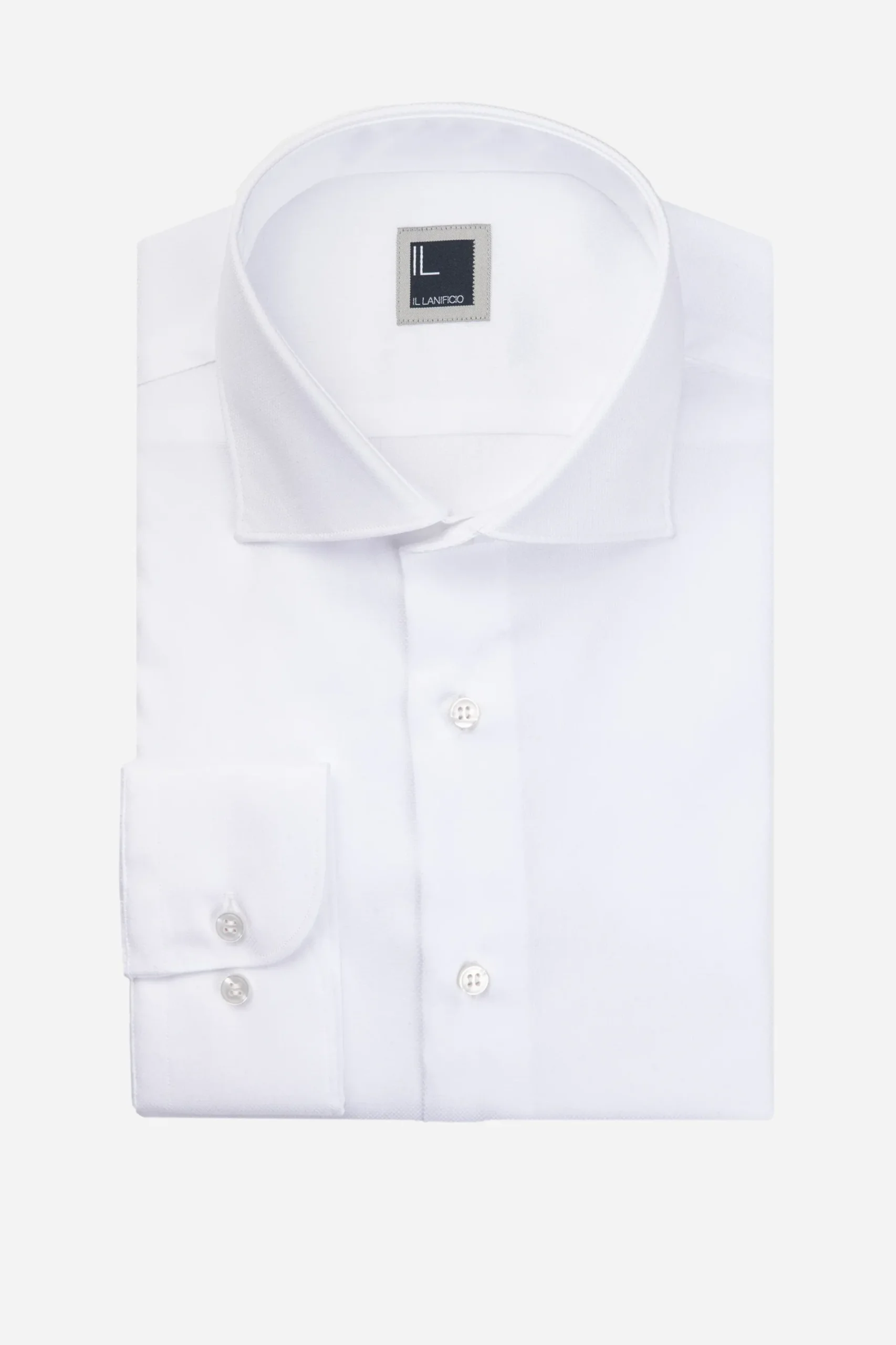Camicia dobby bianca - BIANCO