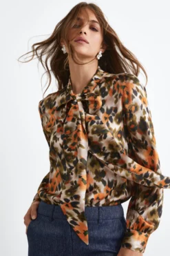 Camicia Fantasia con Fiocco - FANT. ROSA