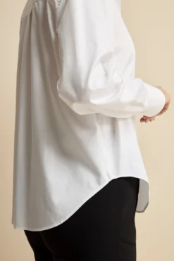 Camicia Over Classica con Pinces - BIANCO