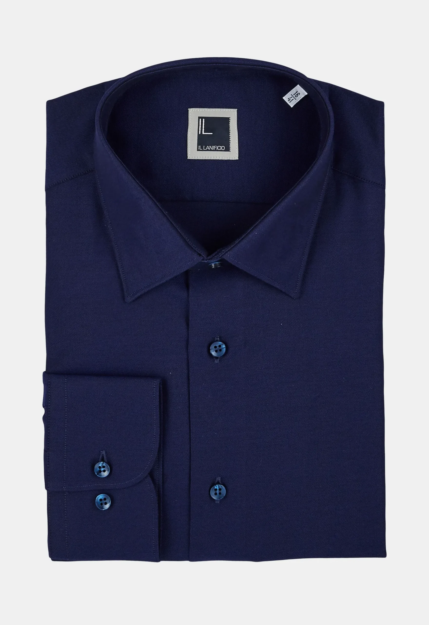 Camicia oxford fit regolare - BLU