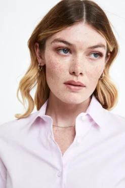 Camicia Oxford in Cotone - ROSA