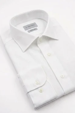Camicia Regular No Iron Collo Francese - BIANCO