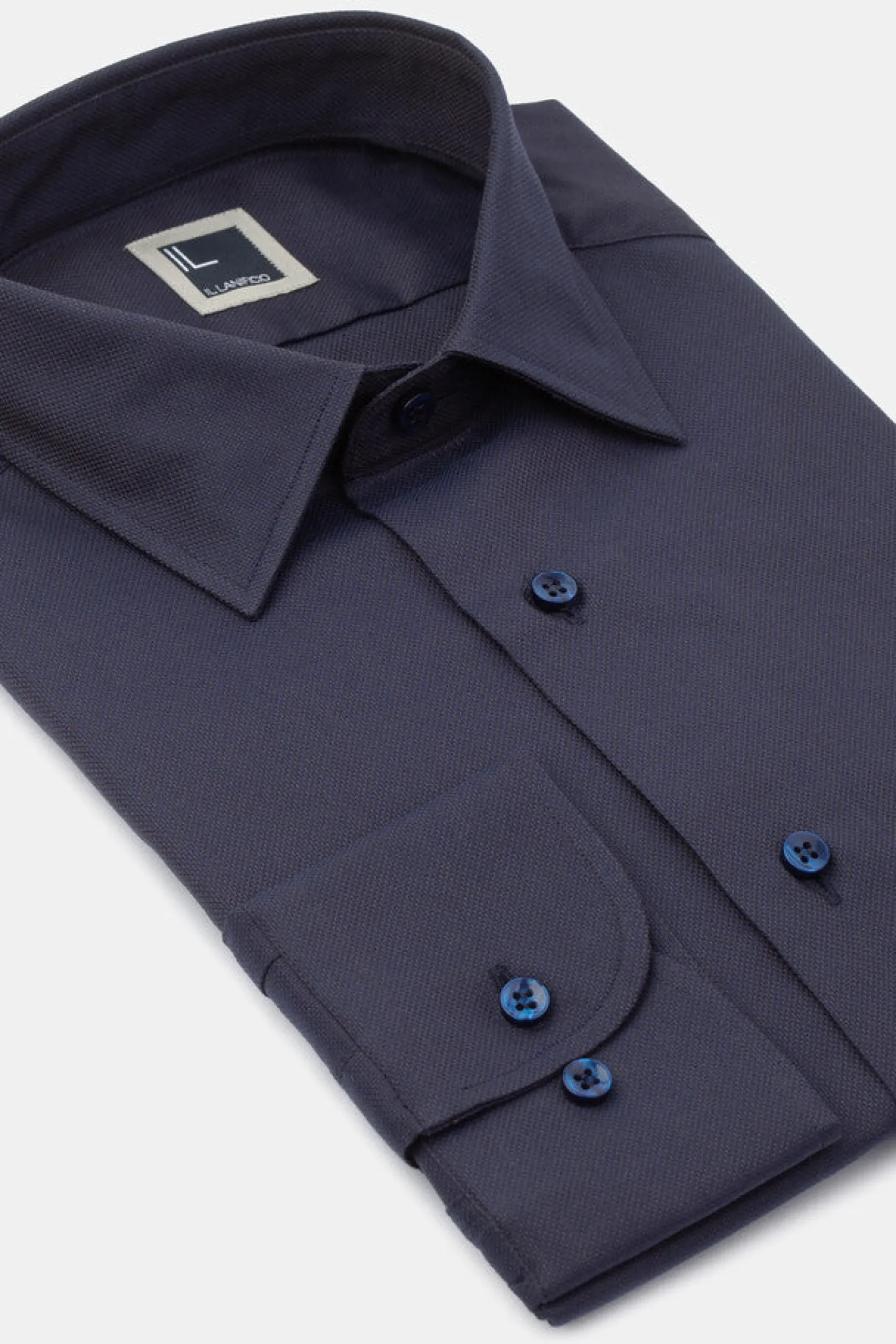 Camicia slim casual - BLU