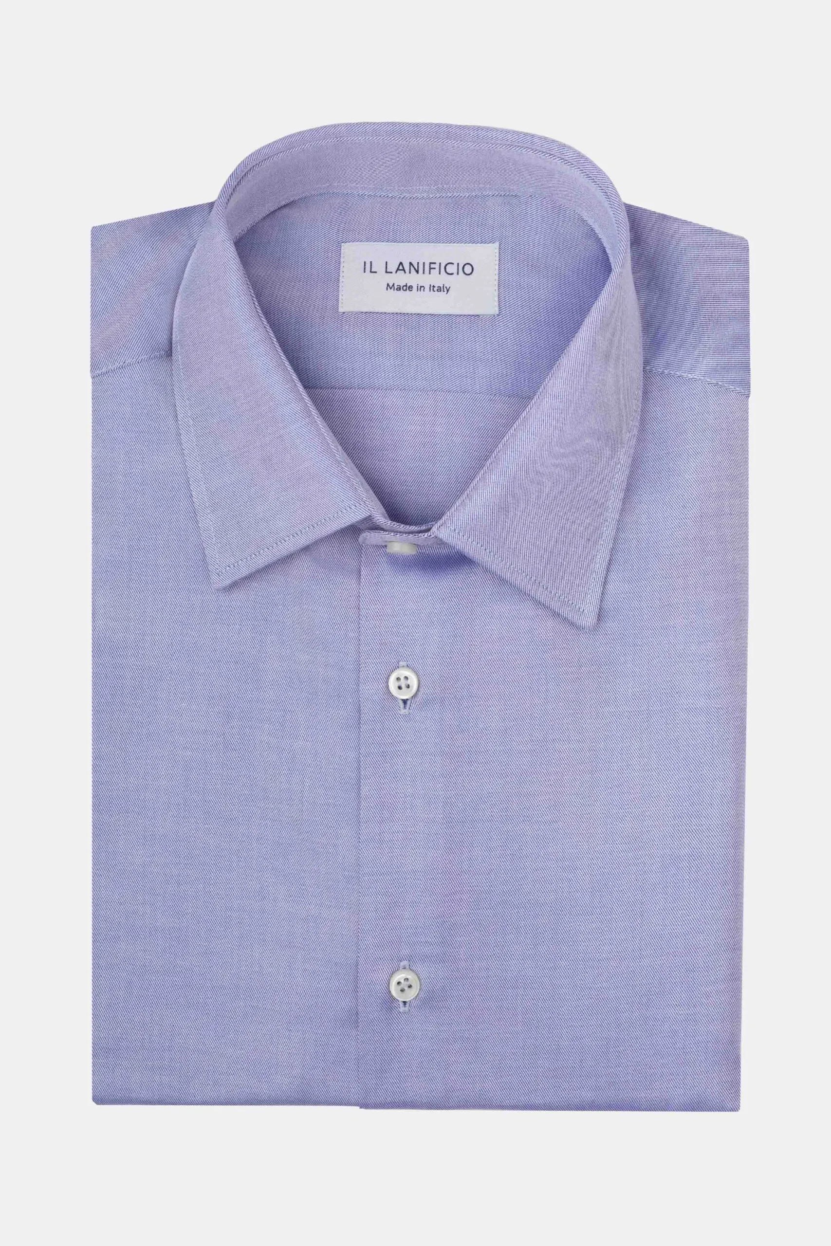 Camicia Slim Collo Classico - AZZURRO