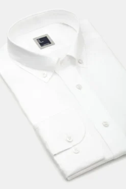 Camicia slim oxford - BIANCO